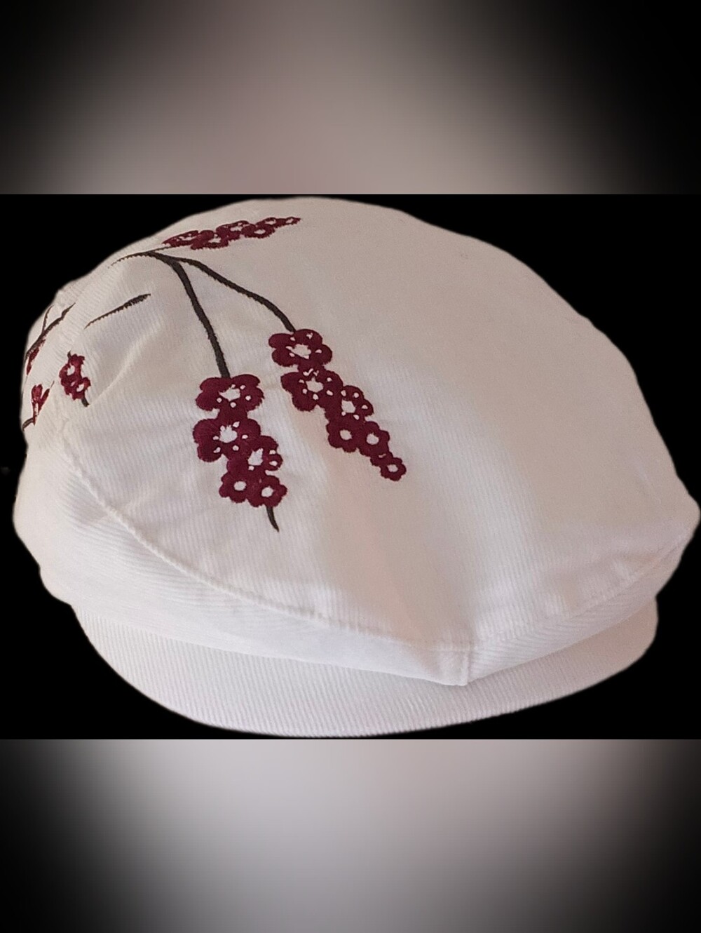 Corduroy Newsboy Golf Cap Hat Flatbill Cherry Blossom Ivy Gatsby Duckbill Cabbie